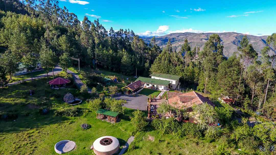 Gaia Sagrada psychedelic retreat grounds. Found in Ecuador and considered one of the most affordable psychedelic retreats.