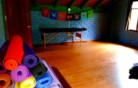 yoga room in community center gaia sagrada b